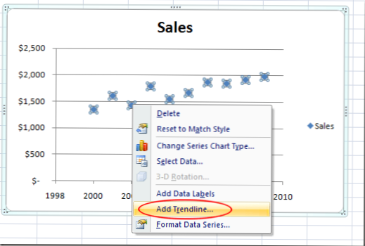 Label scatter plot excel