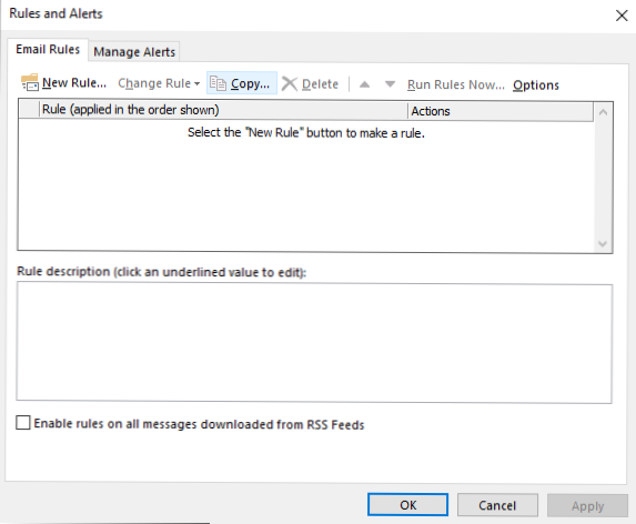 Siirrä sähköpostit automaattisesti Outlookin kansioihin sääntöjen avulla (MS Office Vinkkejä)