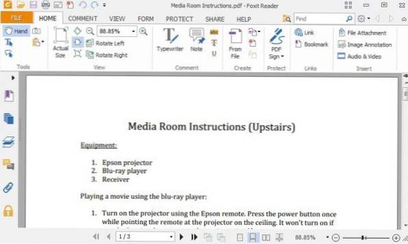 Paras ilmainen vaihtoehto PDF Viewer Adobe Readeriin (Vapaa ohjelmisto)