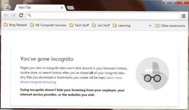 Creați comanda rapidă pentru desktop Google Chrome pentru modul Incognito (Software-ul Google / Sfaturi)