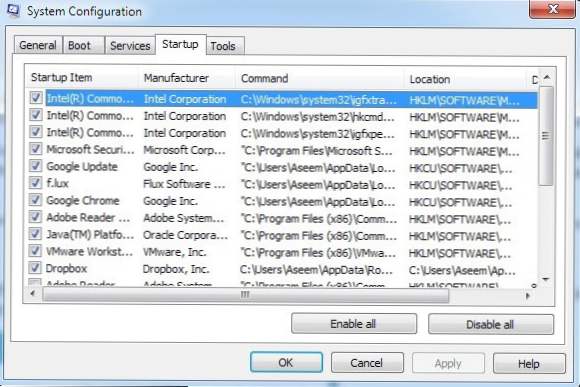 Nonaktifkan Program Startup di Windows 7/8/10 (Tips Komputer)