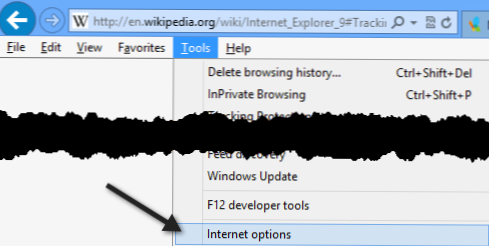 Activați Nu urmăriți și urmăriți protecția în IE 11 și Edge (Sfaturi pentru Internet Explorer)
