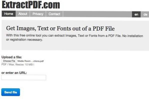 Извличане на текст от PDF файлове и файлове с изображения (Изтегляне на свободен софтуер)