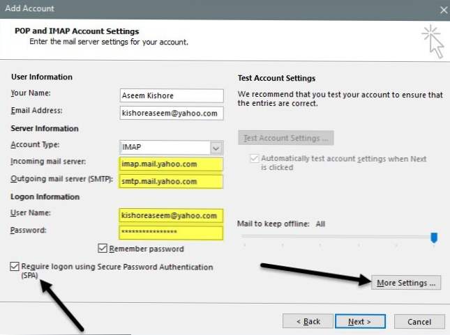 Jak uzyskać dostęp do Yahoo! Mailuj za pomocą protokołu POP3 lub IMAP (Porady komputerowe)