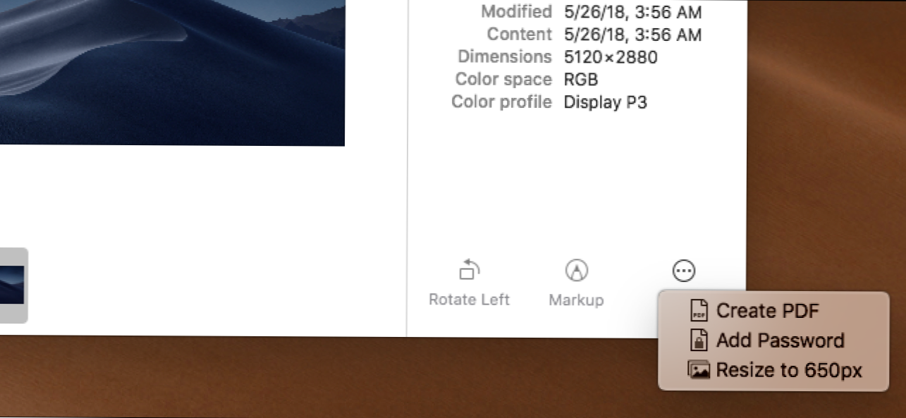 Kā izveidot savas ātras darbības macOS Mojave (Kā)