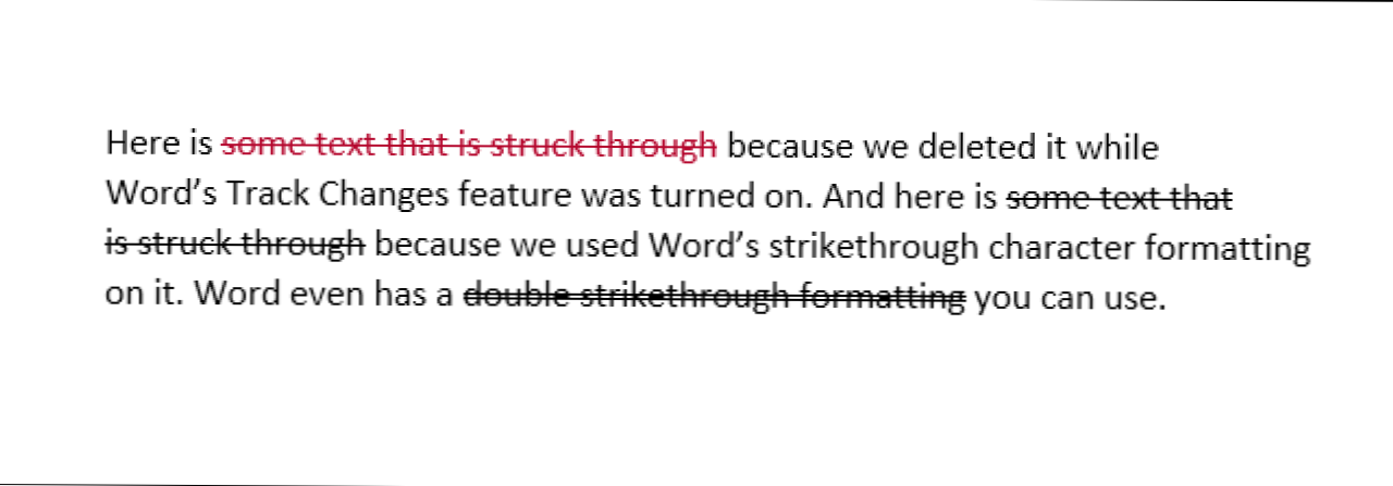 Cum de a desena o linie prin cuvinte în Microsoft Word (Cum să)