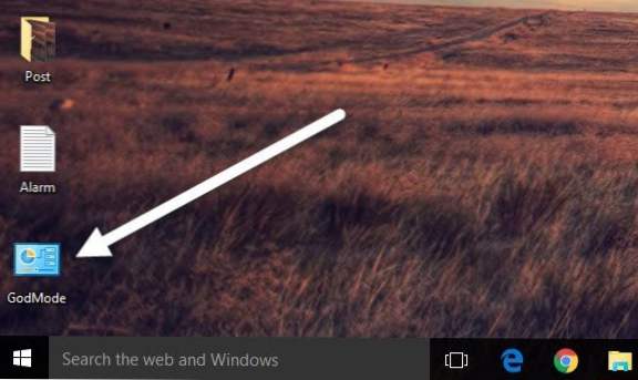 Cum să activați Panoul de control al modului God în Windows (Sfaturi pentru computer)