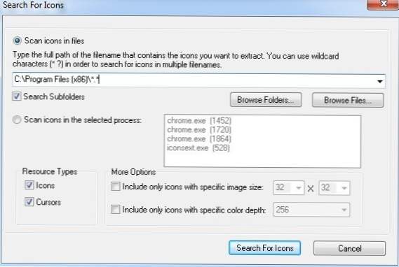Kako izvući ikone iz EXE, DLL, OCX i CPL datoteka (Besplatno preuzimanje softvera)