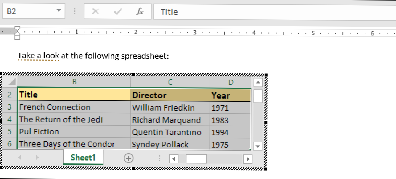 Cum să conectați sau să încorporați o foaie de lucru Excel într-un document Word (Cum să)