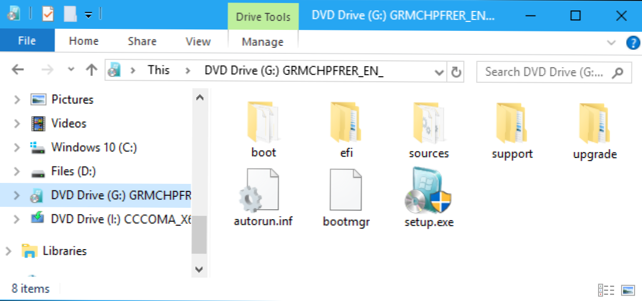 Cara Melihat Versi dan Build Windows yang mana yang menggunakan DVD, ISO, atau USB Drive (Bagaimana caranya)