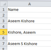 Jak oddzielić pierwsze i ostatnie nazwy w programie Excel (Porady MS Office)