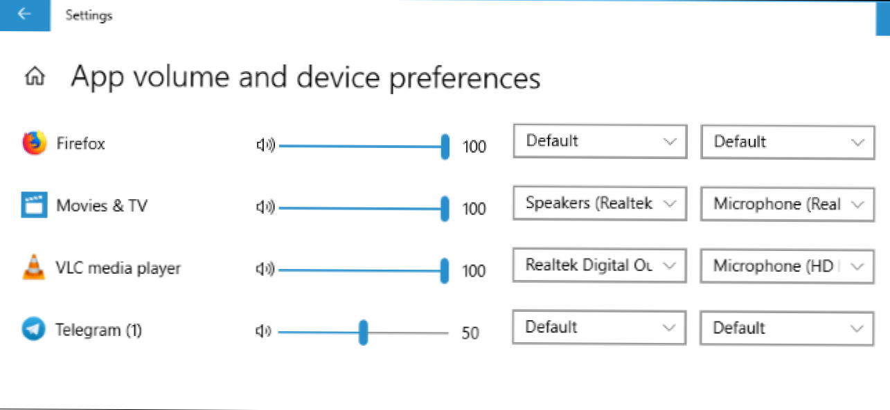 Jak ustawić dźwięk wyjściowy dla każdej aplikacji w systemie Windows 10 (Jak)