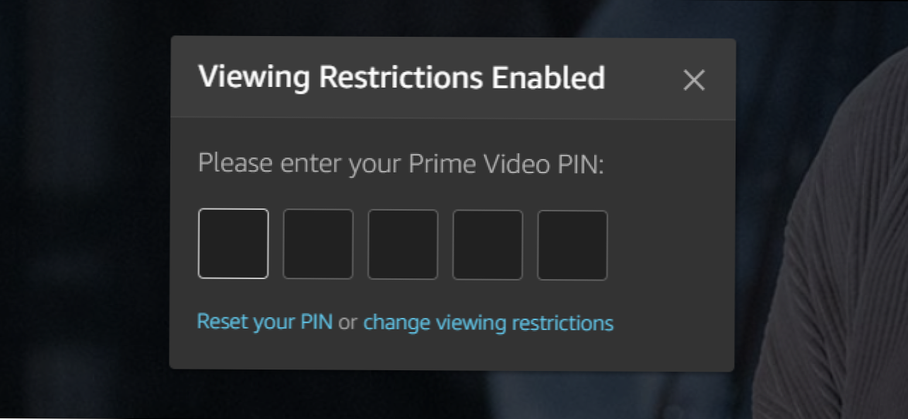 Cum se configurează controlul parental pentru Amazon Prime Video (Cum să)