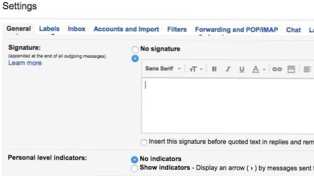 Cum se utilizează semnături HTML în Gmail, Hotmail, Yahoo (Descărcare gratuită de software)