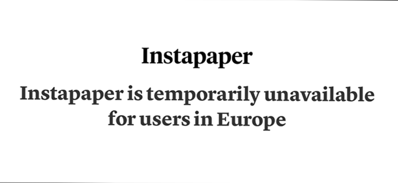 Как да използвате Instapaper в ЕС (Как да)