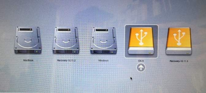 Instalējiet, palaidiet un palaidiet operētājsistēmu Mac OS X no ārējā cietā diska (Mac OS X)