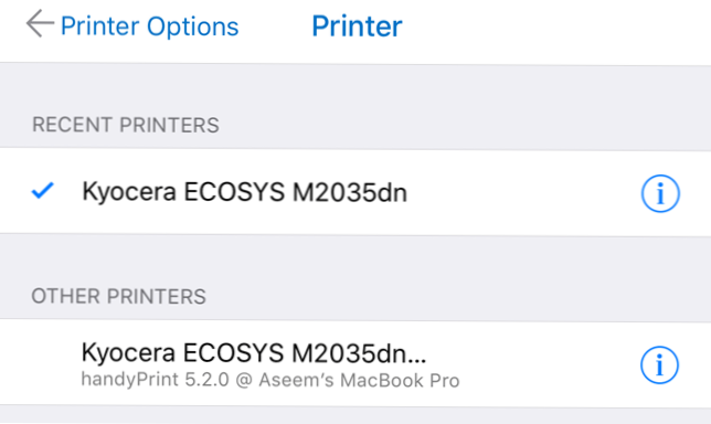Imprimați din iPhone / iPad pe orice imprimantă (Smartphone-uri)