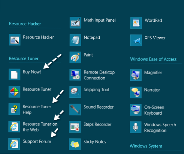 Eliminați programele din ecranul Toate aplicațiile din Windows 8 (Windows 8)