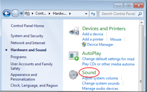 Iestatīt skaņas signālu Windows (Datoru padomi)