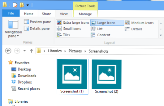 Преглед на миниизображения не се показва в Windows 8/10 Explorer? (Windows 8)