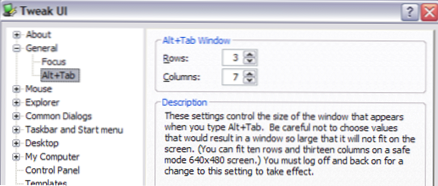 Tweak Windows XP iestatījumi ar TweakUI (Windows XP)