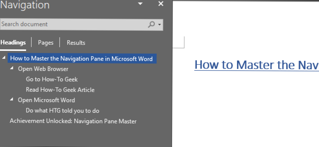Gunakan Panel Navigasi untuk Merombak Dokumen Microsoft Word dengan Mudah (Bagaimana caranya)
