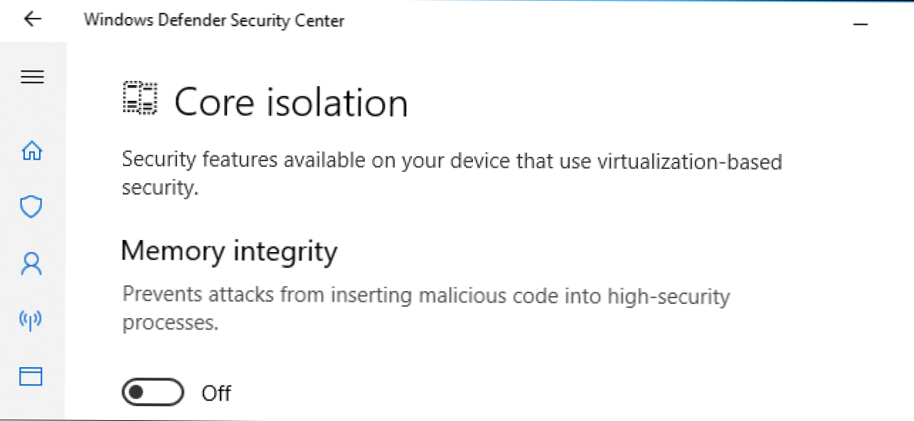 Czym są "Core Isolation" i "Memory Integrity" w systemie Windows 10? (Jak)