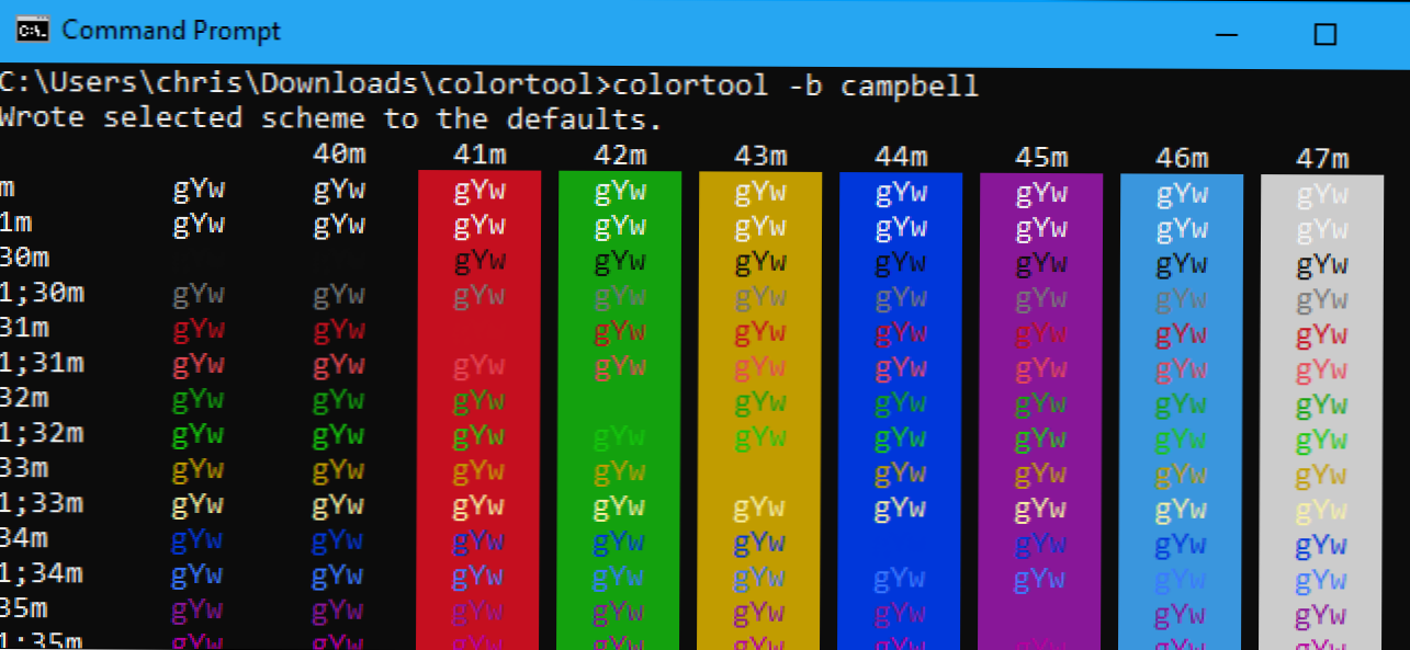 Kā pielāgot komandrindas krāsu shēmu, izmantojot Microsoft ColorTool (Kā)