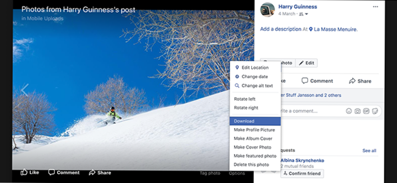 Как да изтеглите вашите снимки от Facebook (Как да)