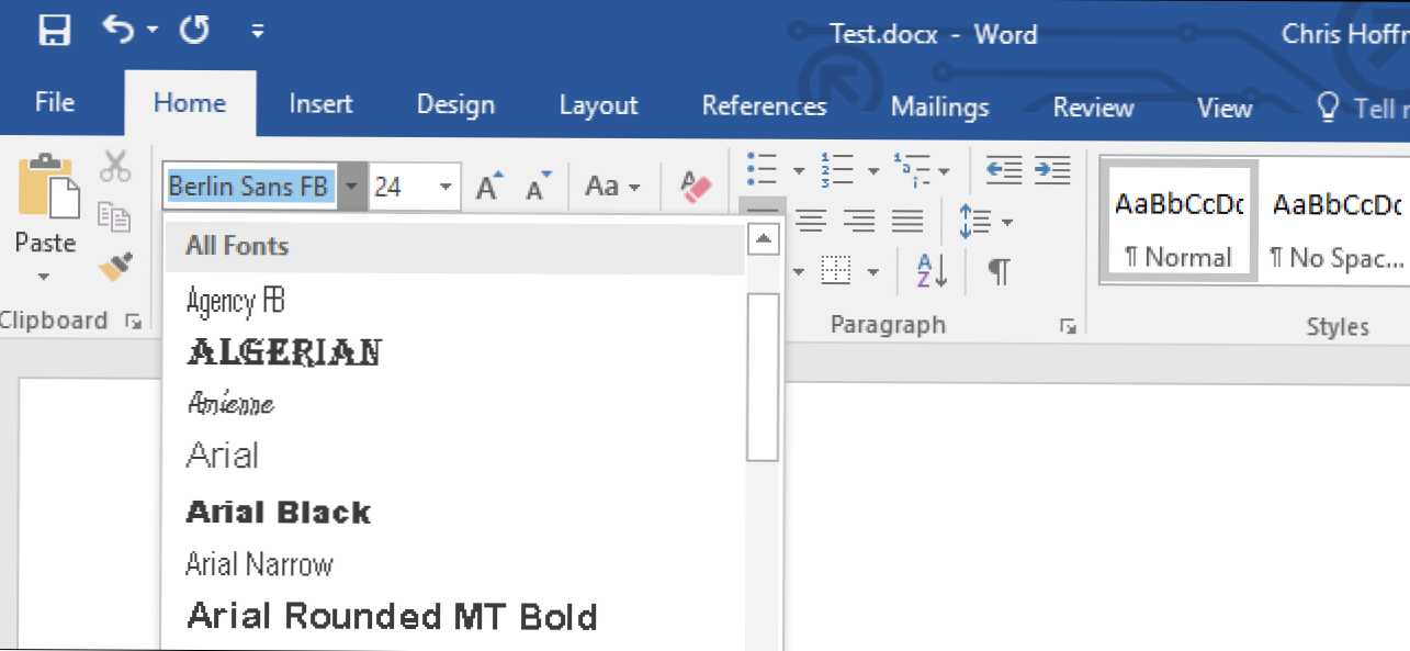 Jak osadzić czcionki w dokumencie Microsoft Word (Jak)