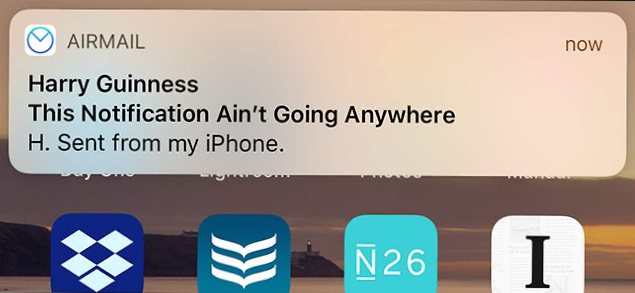 Kako napraviti obavijesti bannera Stavite na zaslon vašeg iPhonea (umjesto nestanka) (Kako da)