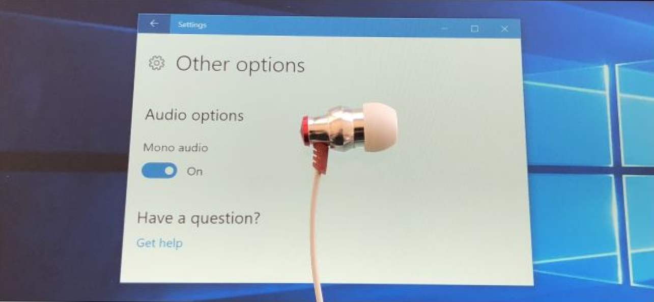 Kako napraviti Windows računalo Koristite "mono" audio (tako da možete nositi jedan Earbud) (Kako da)