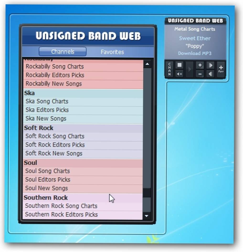5 Gadget Desktop Musik Luar Biasa untuk Vista dan Windows 7 (Bagaimana caranya)
