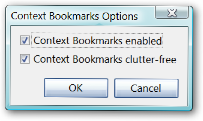 Akses Bookmark Anda di Menu Konteks dengan Penanda Konteks (Bagaimana caranya)