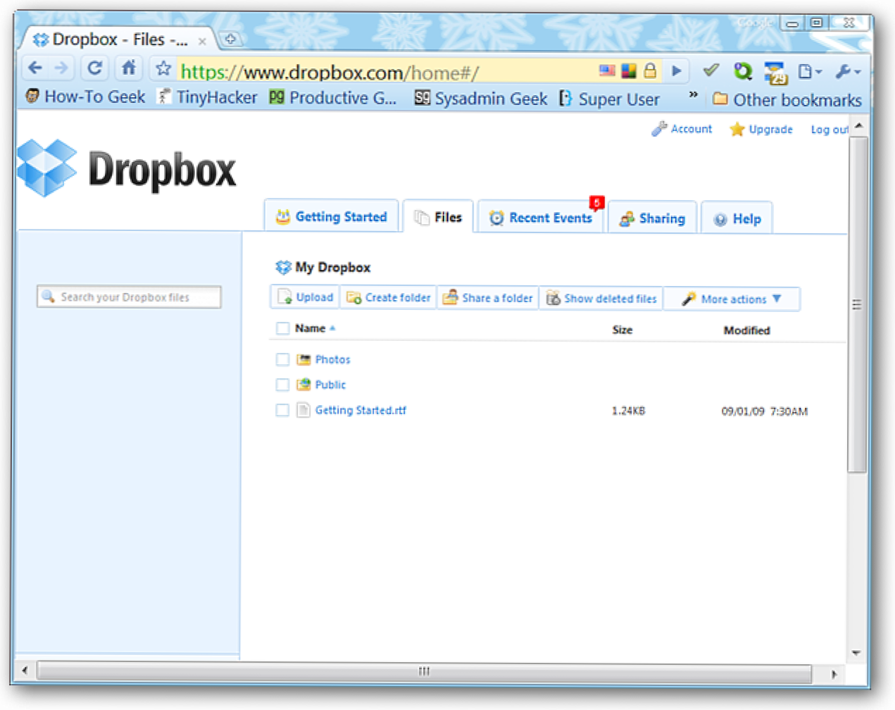 Akses File Dropbox Anda di Google Chrome (Bagaimana caranya)