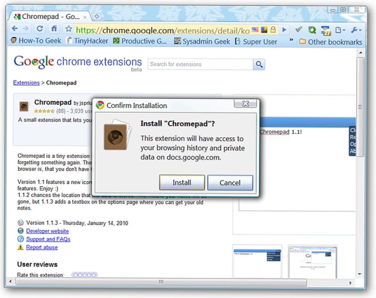 Tambahkan Notepad "Built-In" ke Google Chrome (Bagaimana caranya)