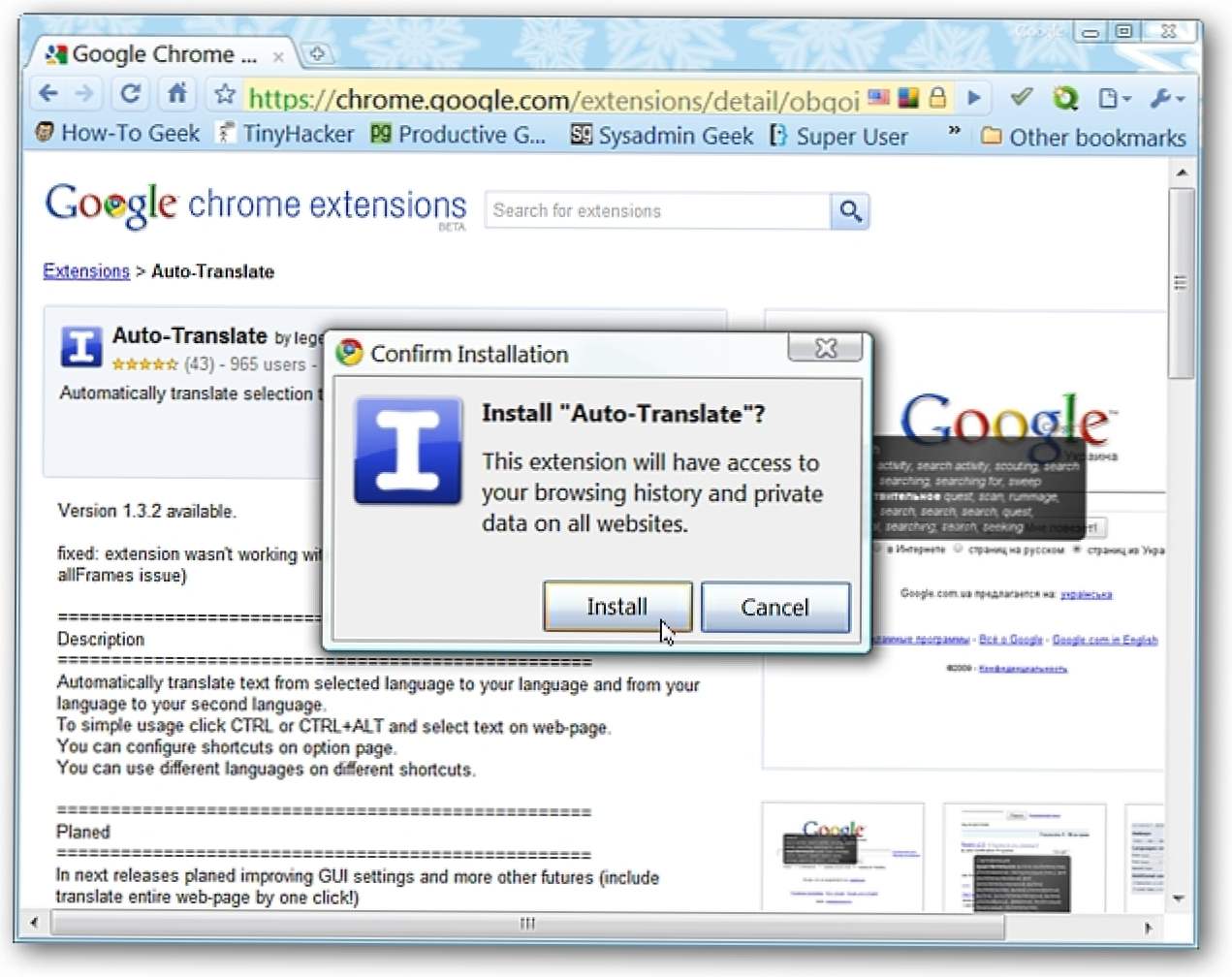 Teks Terjemahan Otomatis di Google Chrome (Bagaimana caranya)