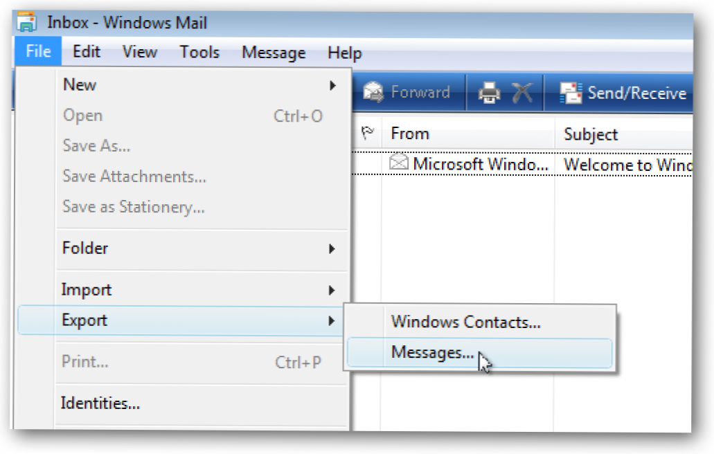 Backup Windows Mail Messages and Contacts di Vista (Bagaimana caranya)