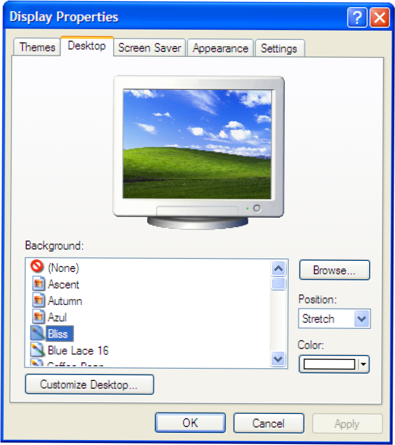 Промяна на папка за тапети по подразбиране към моите картини в Windows XP (Как да)