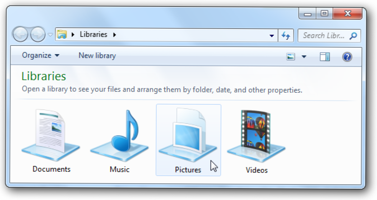 Промяна на вашата Windows 7 библиотека Икони лесен начин (Как да)