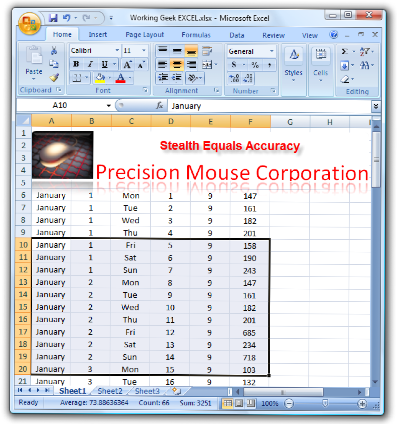 Twórz atrakcyjne wykresy w programie Excel 2007 (Jak)