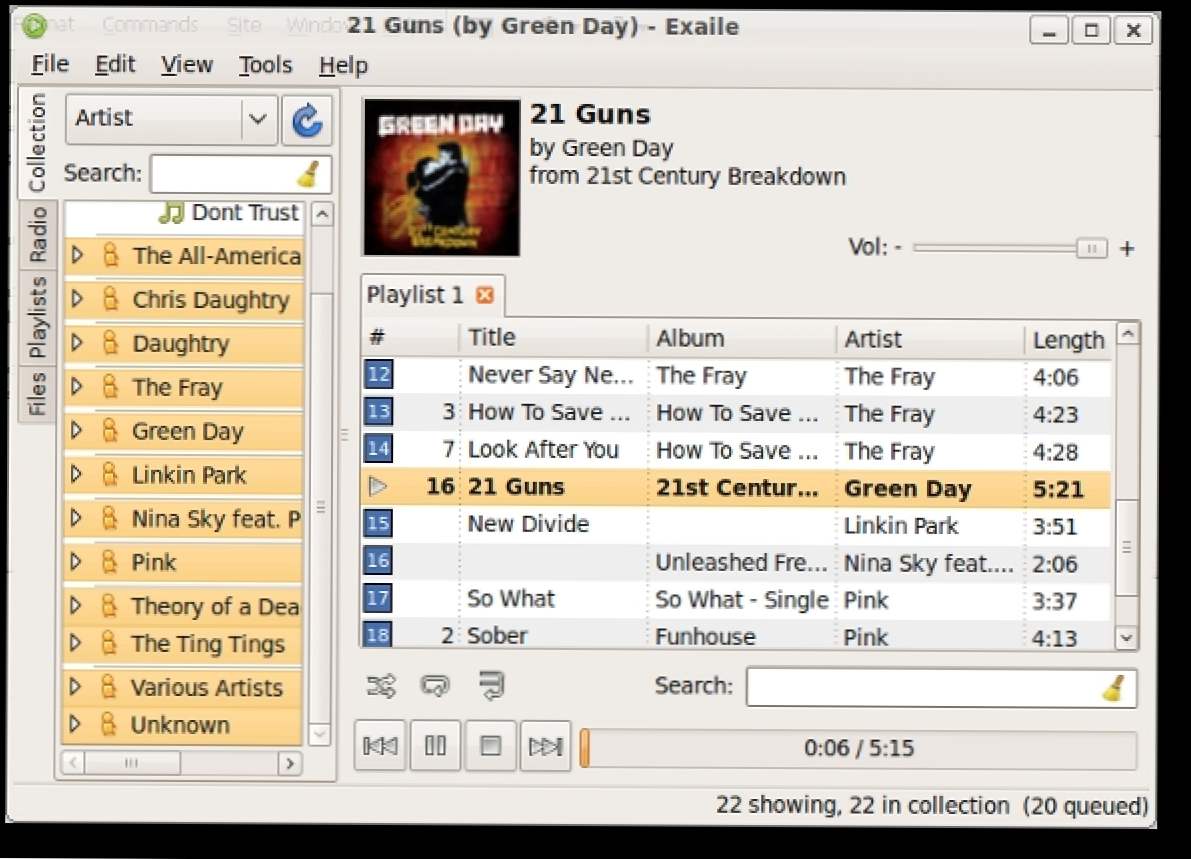 Exaile 0.3.0 adalah Music Player untuk Ubuntu (Bagaimana caranya)