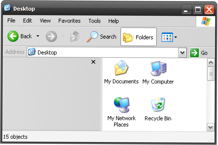 Naprawiono okienko folderów Eksploratora Windows w XP staje się wyszarzone (Jak)