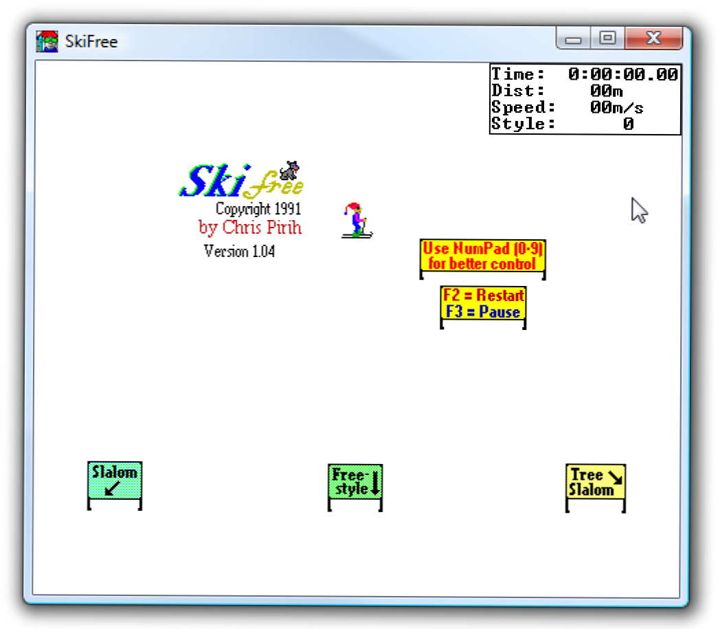 Geek Fun: Sjećate se Old-School SkiFree igre? (Kako da)