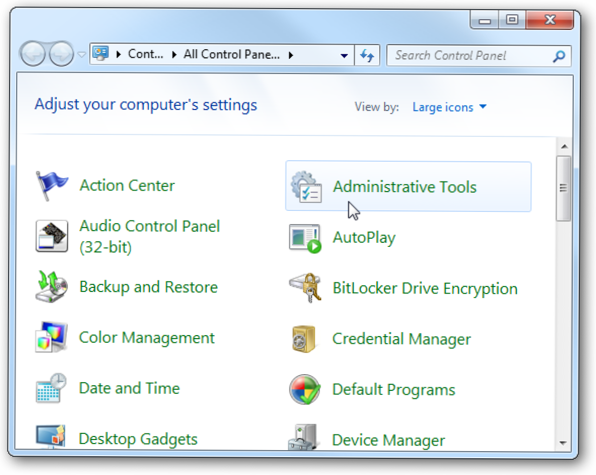 Cum să adăugați unelte de administrare în meniul Start în Windows 7 (Cum să)