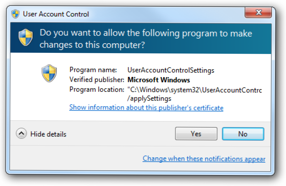 Jak zarządzać powiadomieniami UAC w Windows 7 (Jak)