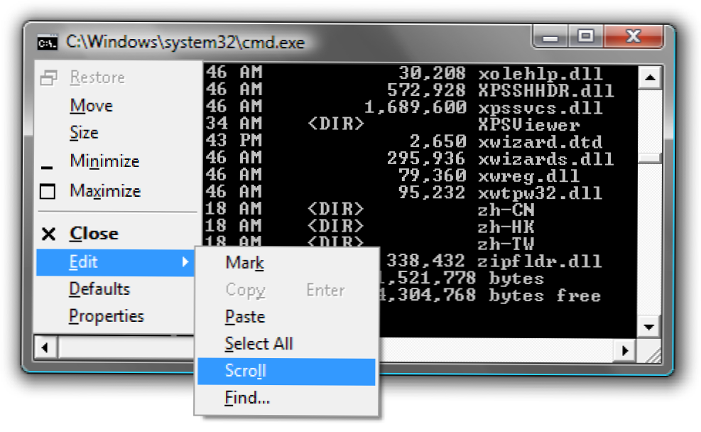 Keyboard Ninja: Menggulir Command Prompt Windows Dengan Hanya Keyboard (Bagaimana caranya)