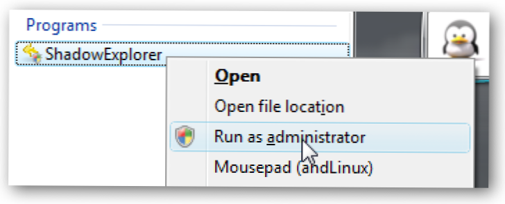 Palauta tiedostot, joilla on varjo kopioida missä tahansa Windows Vista -versiossa (Miten)