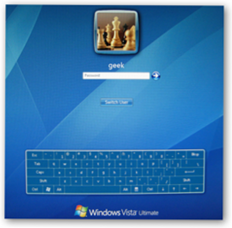 Usuń klawiaturę ekranową na ekranie logowania do systemu Vista (Jak)
