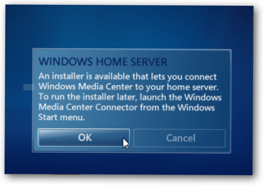 Configurați Conectatorul Windows Media Center la Windows Home Server (Cum să)
